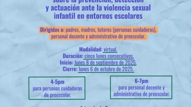 Charlas sobre la prevención, detección y actuación